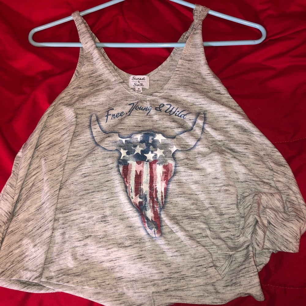 Grey tank top